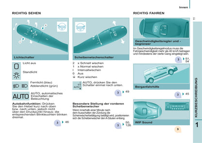 2011-2012 Peugeot Partner Owner's Manual | German