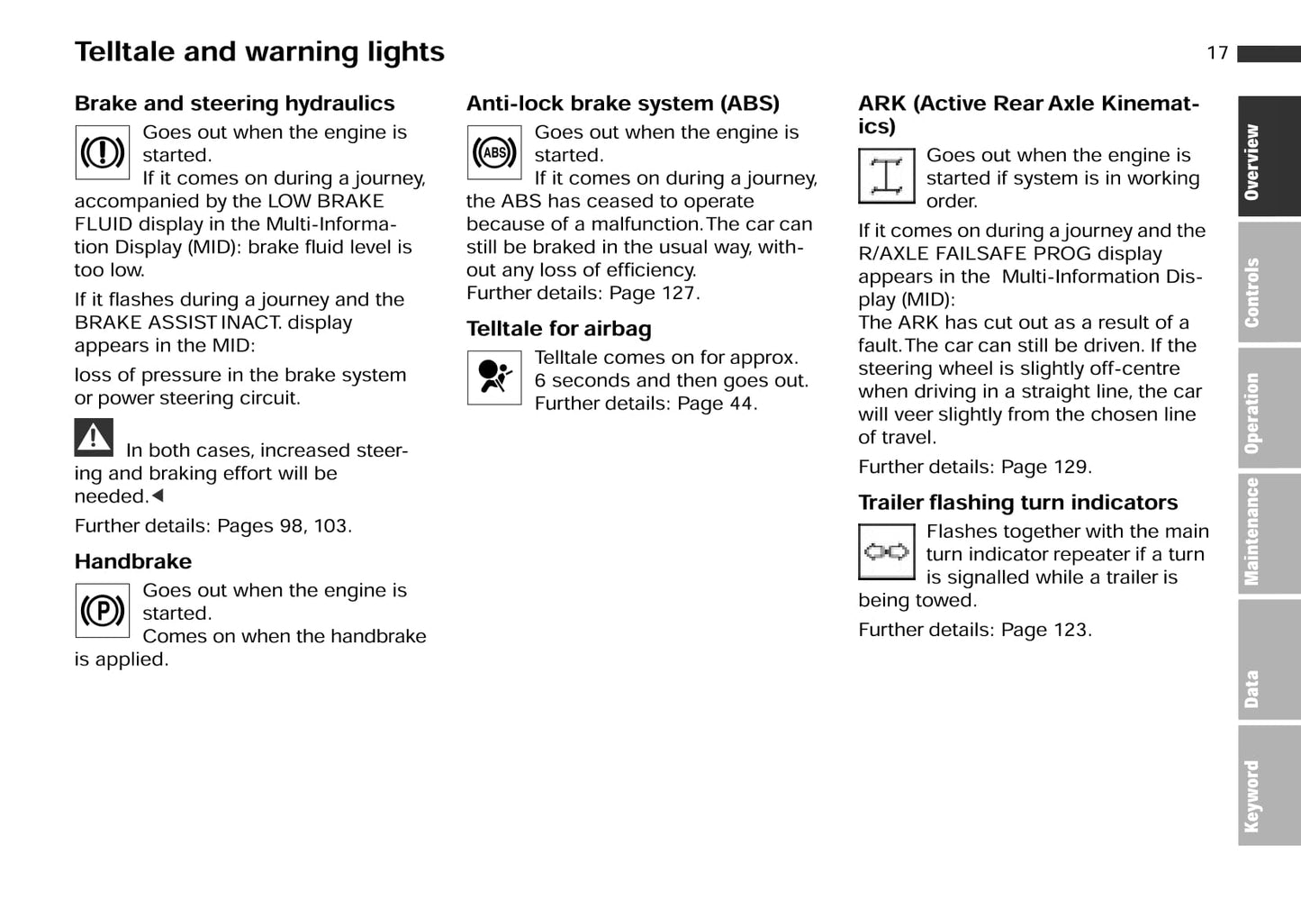 1996-1999 BMW 8 Series Owner's Manual | English