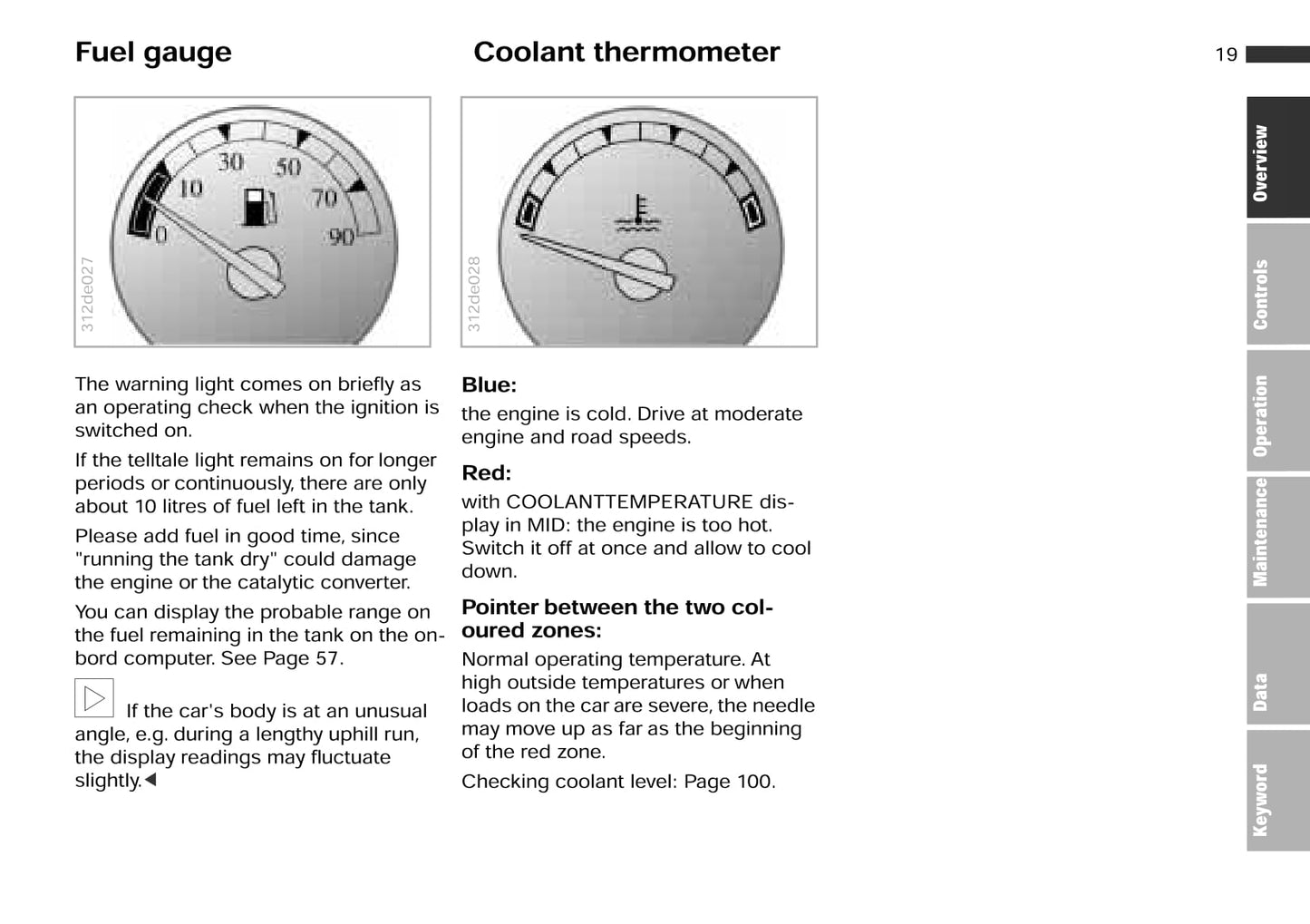 1996-1999 BMW 8 Series Owner's Manual | English