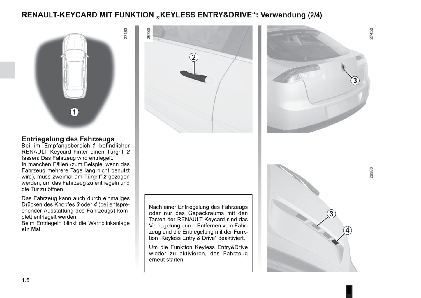 2013-2015 Renault Laguna Manuel du propriétaire | Allemand