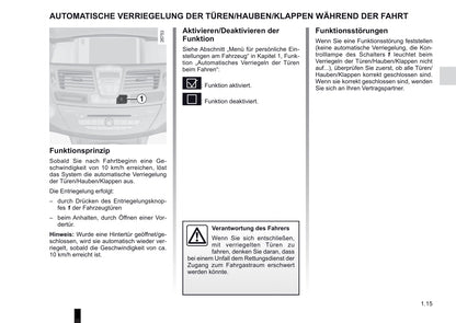 2013-2015 Renault Laguna Manuel du propriétaire | Allemand