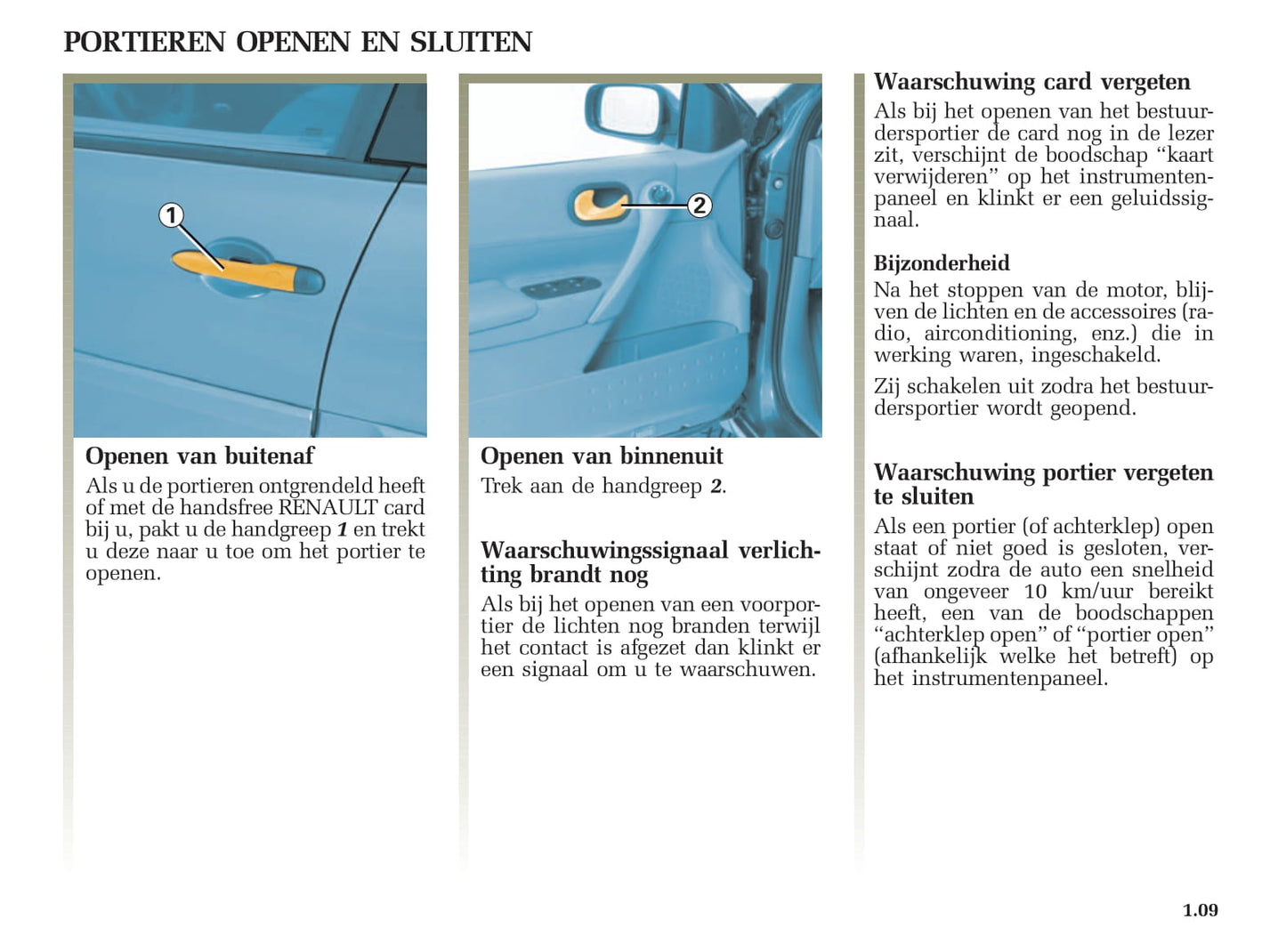 2003-2006 Renault Mégane Manuel du propriétaire | Néerlandais