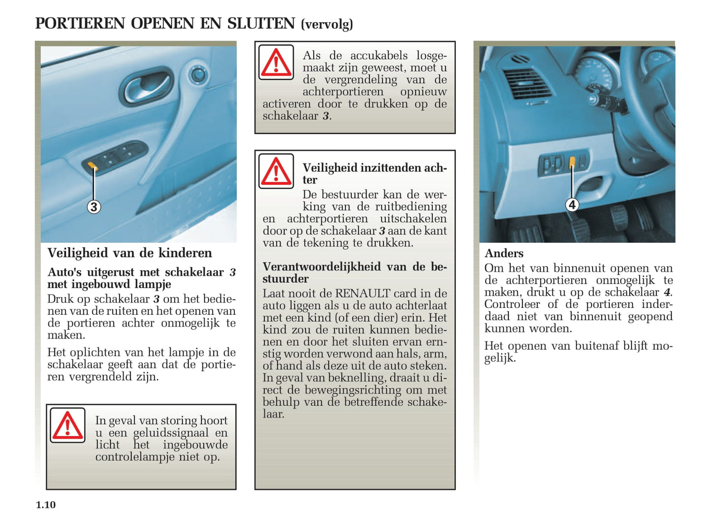 2003-2006 Renault Mégane Manuel du propriétaire | Néerlandais