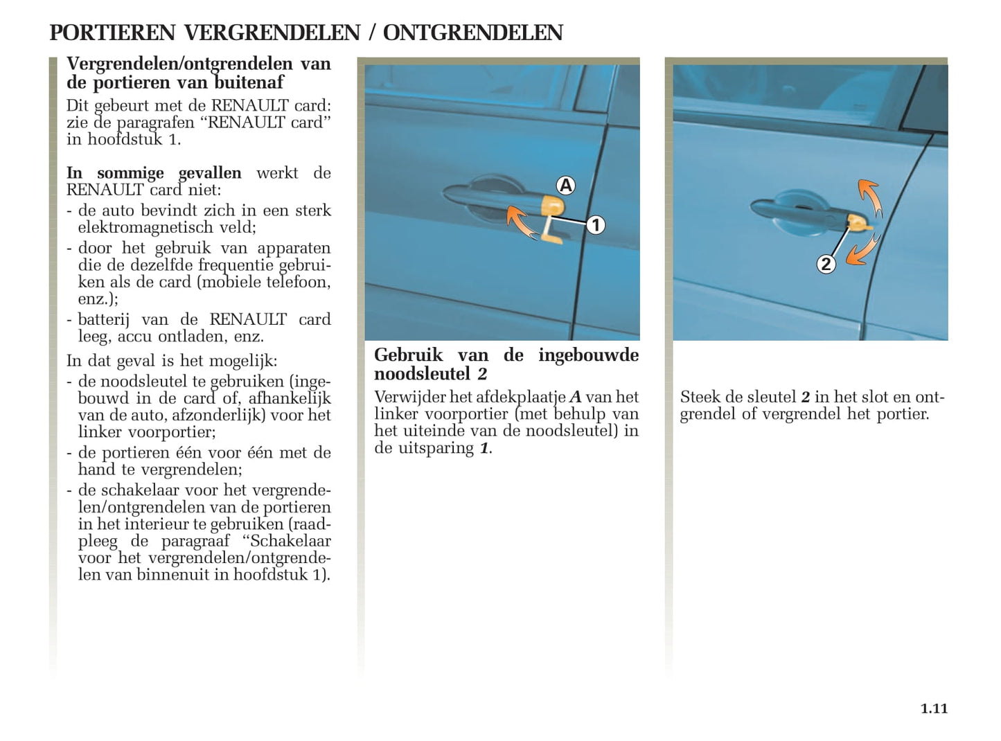 2003-2006 Renault Mégane Manuel du propriétaire | Néerlandais