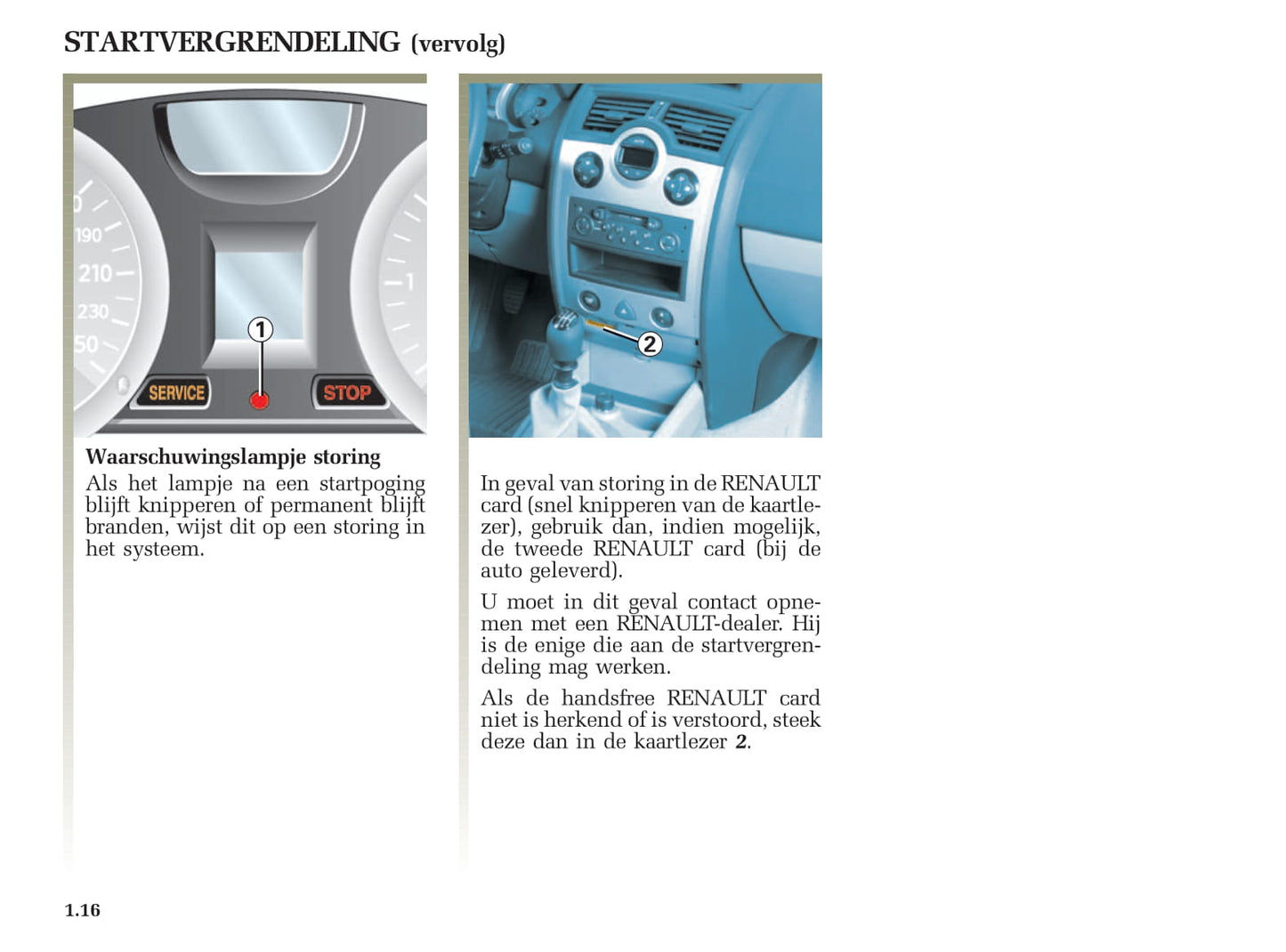 2003-2006 Renault Mégane Manuel du propriétaire | Néerlandais