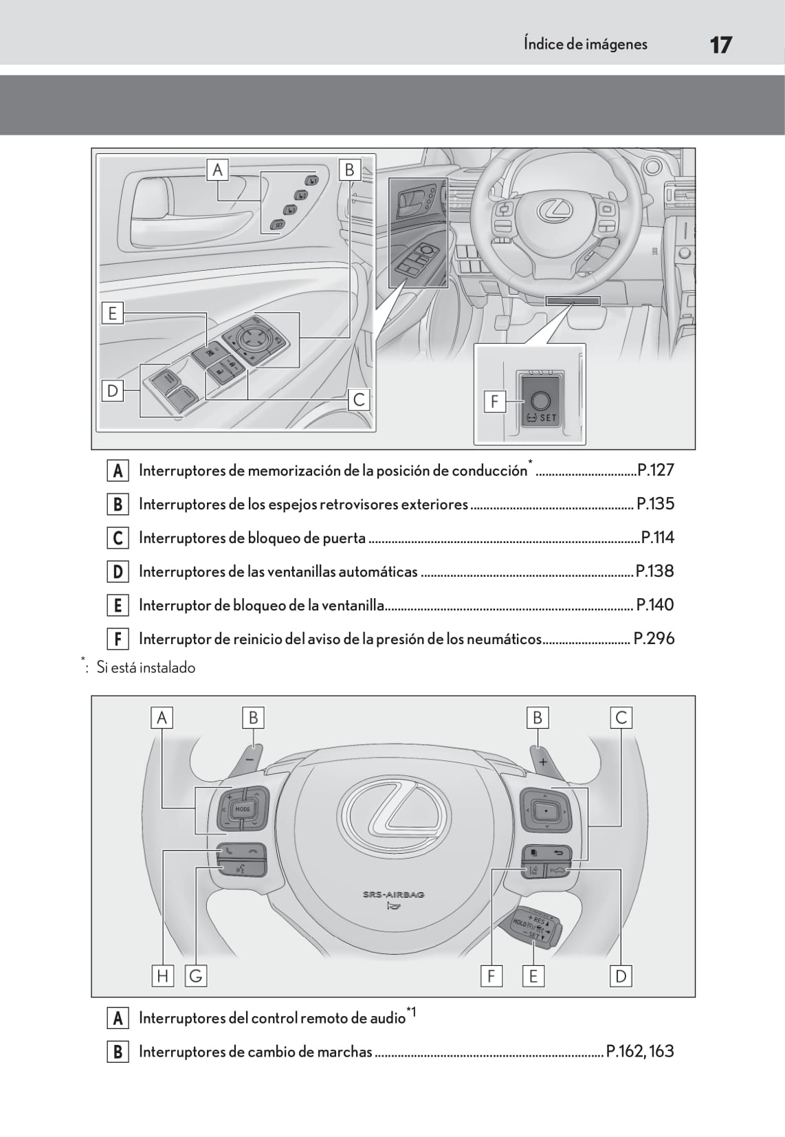 2018-2019 Lexus RC 300h Bedienungsanleitung | Spanisch