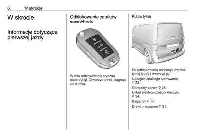 2020-2021 Opel Zafira Life Bedienungsanleitung | Polnisch