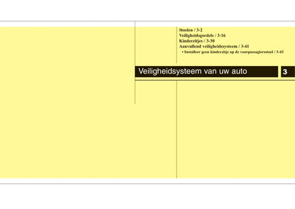 2015-2016 Kia Venga Bedienungsanleitung | Niederländisch