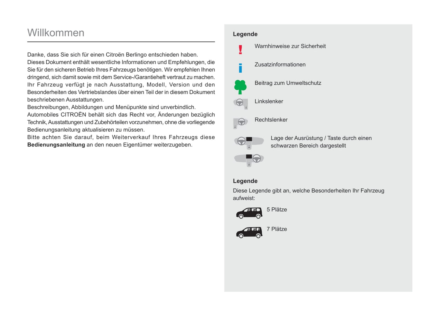 2019-2022 Citroën Berlingo Gebruikershandleiding | Duits