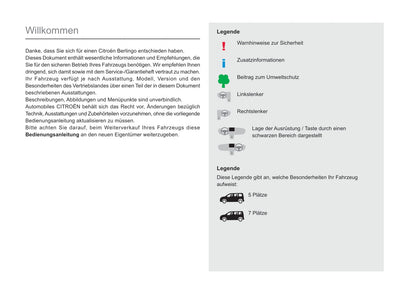 2019-2022 Citroën Berlingo Gebruikershandleiding | Duits