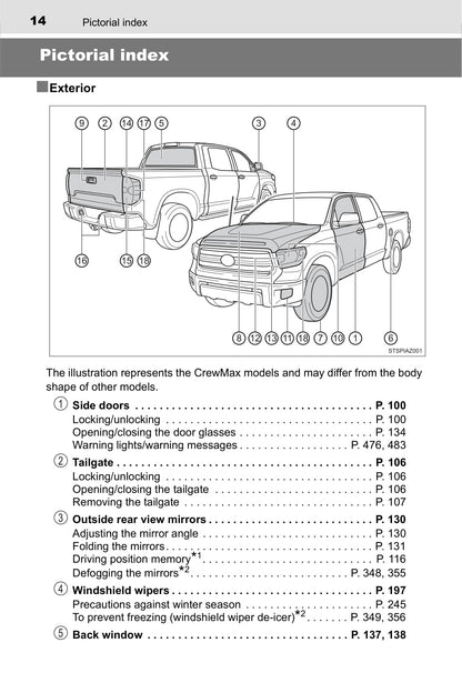 2013 Toyota Tundra Manuel du propriétaire | Anglais