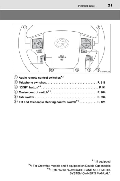 2013 Toyota Tundra Manuel du propriétaire | Anglais