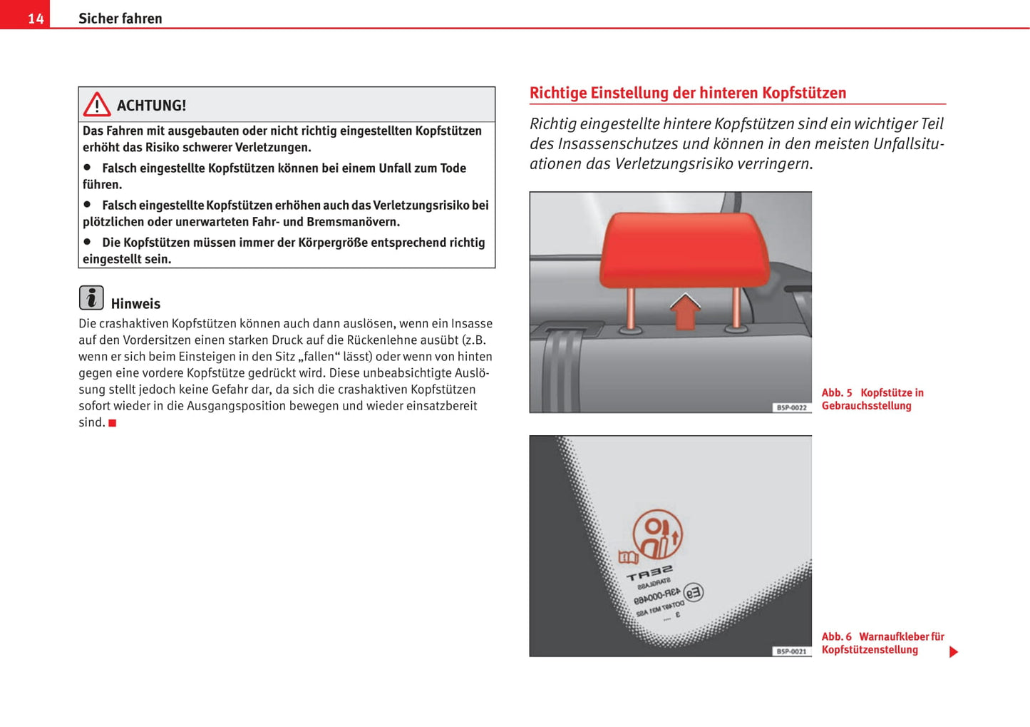 2004-2009 Seat Altea Manuel du propriétaire | Allemand