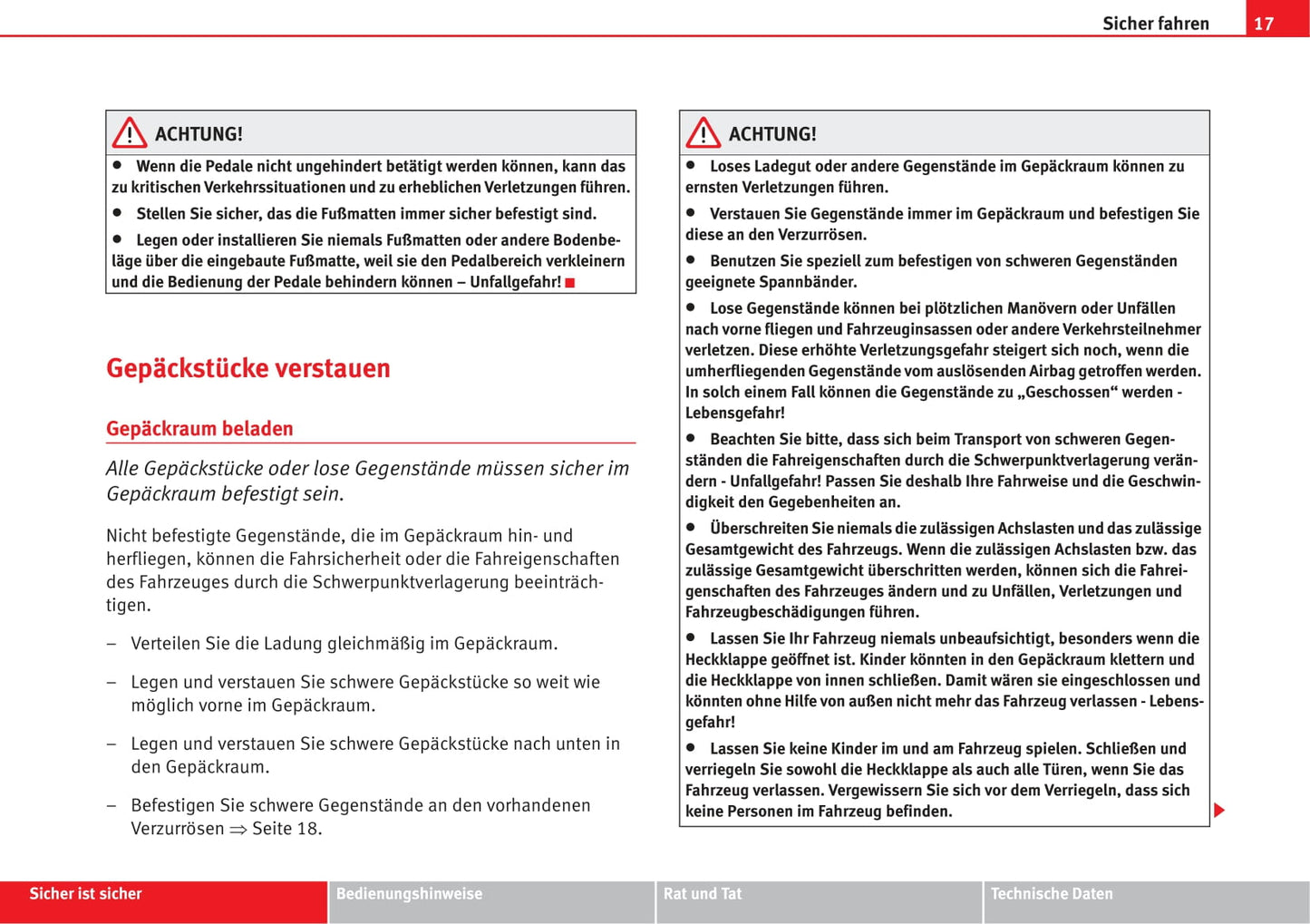 2004-2009 Seat Altea Manuel du propriétaire | Allemand