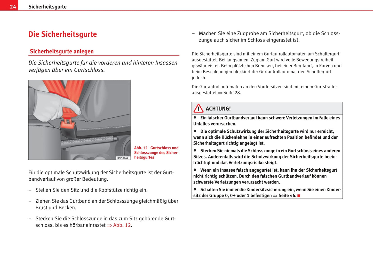 2004-2009 Seat Altea Manuel du propriétaire | Allemand