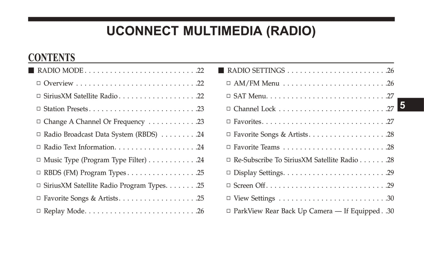 Radio 430 / 430N Supplement Bedienungsanleitung