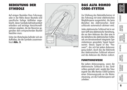 2005-2008 Alfa Romeo Brera Owner's Manual | German