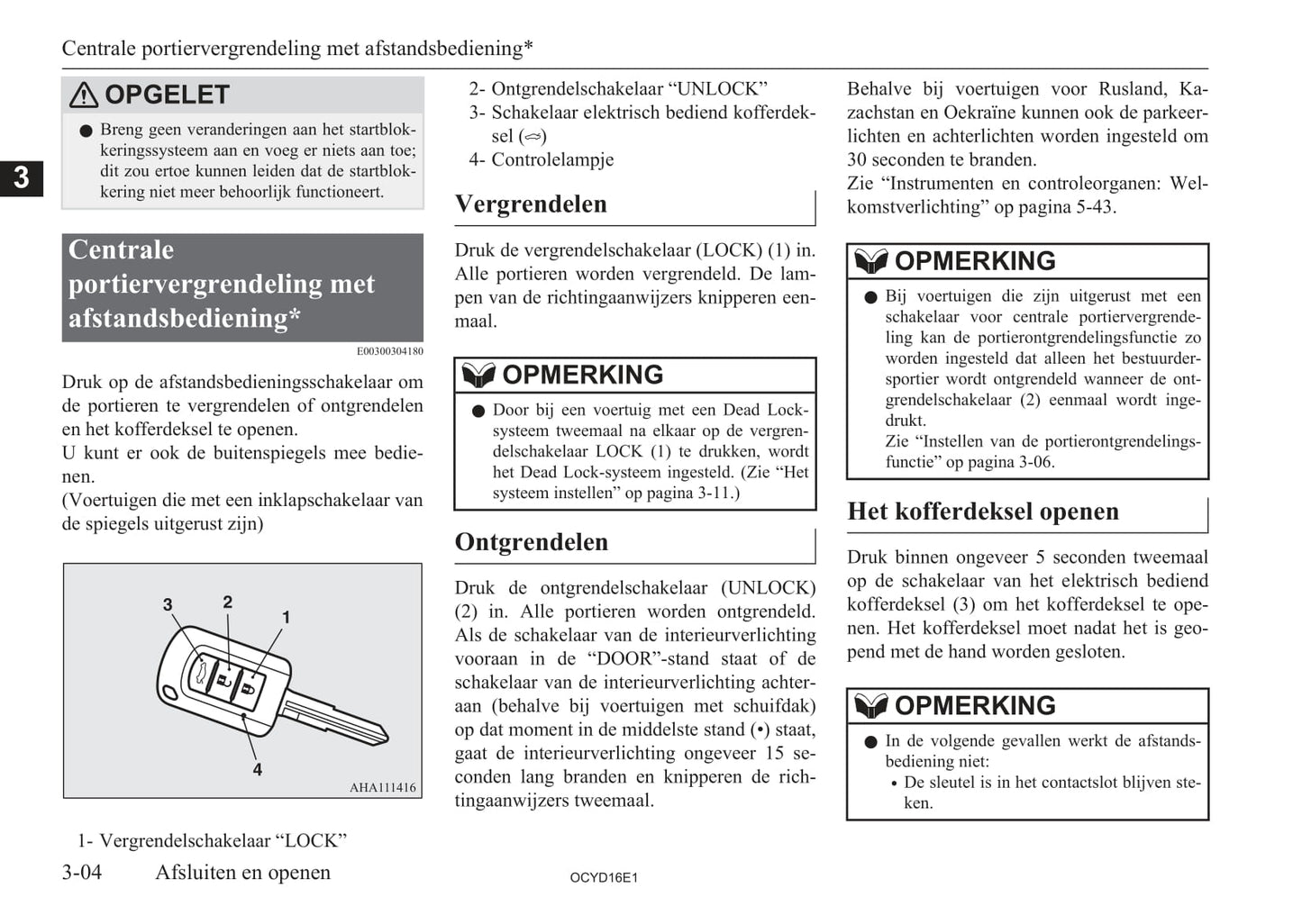 2015-2017 Mitsubishi Lancer Bedienungsanleitung | Niederländisch