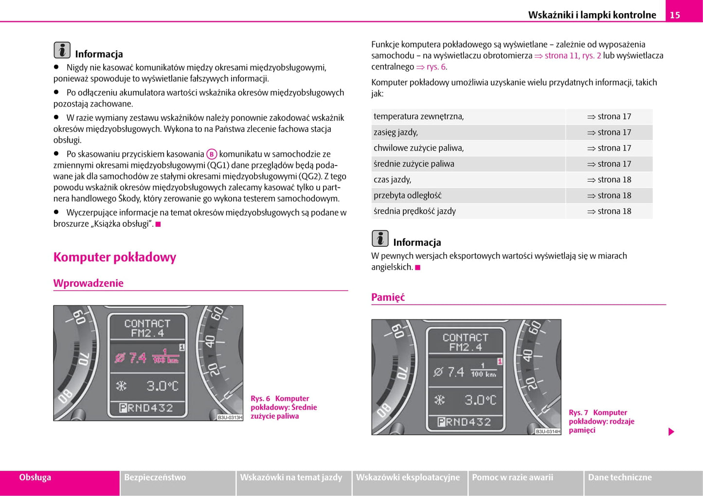 2006-2008 Skoda Superb Bedienungsanleitung | Polnisch