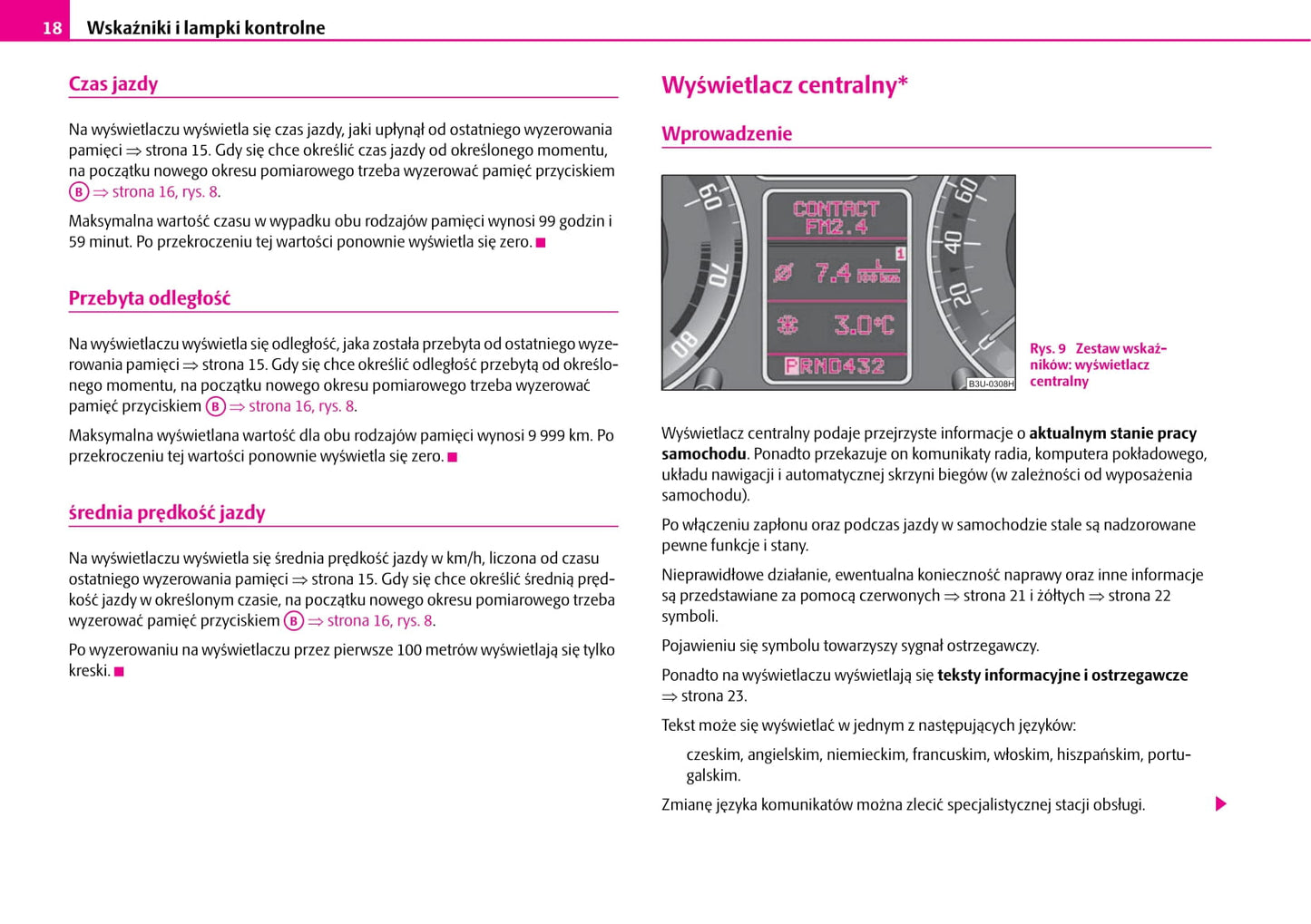 2006-2008 Skoda Superb Bedienungsanleitung | Polnisch