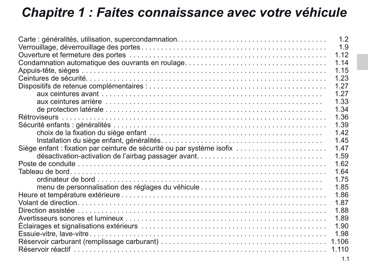 2020 Renault Espace Manuel du propriétaire | Français