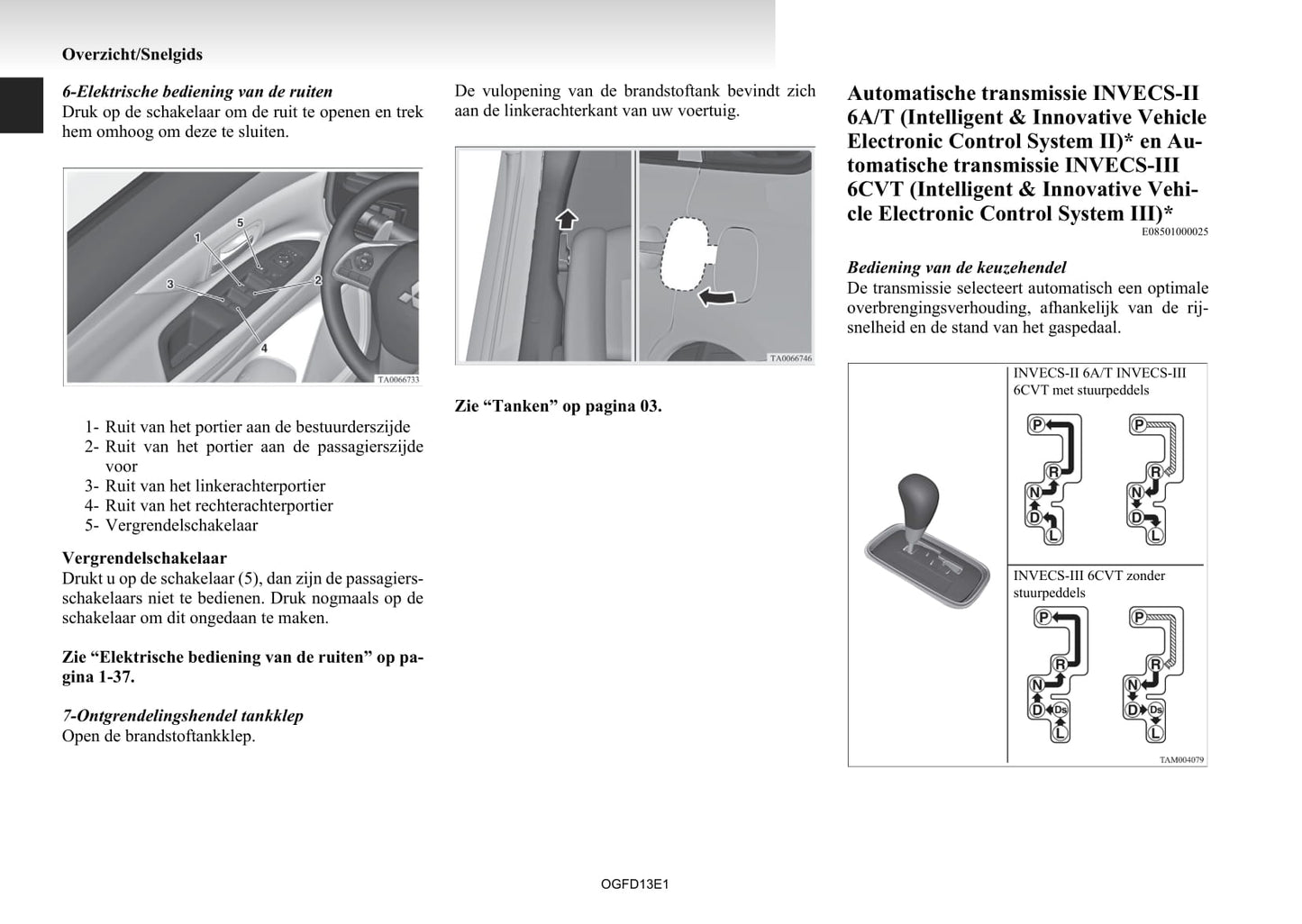 2012-2015 Mitsubishi Outlander Manuel du propriétaire | Néerlandais