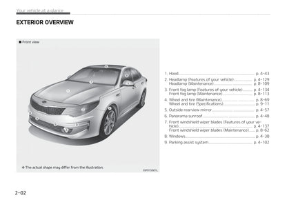 2017-2018 Kia Optima Owner's Manual | English