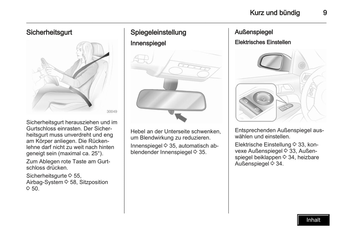 2009-2010 Opel Astra Bedienungsanleitung | Deutsch