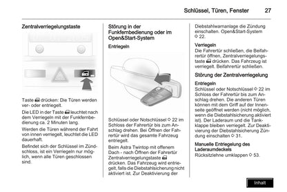 2009-2010 Opel Astra Bedienungsanleitung | Deutsch