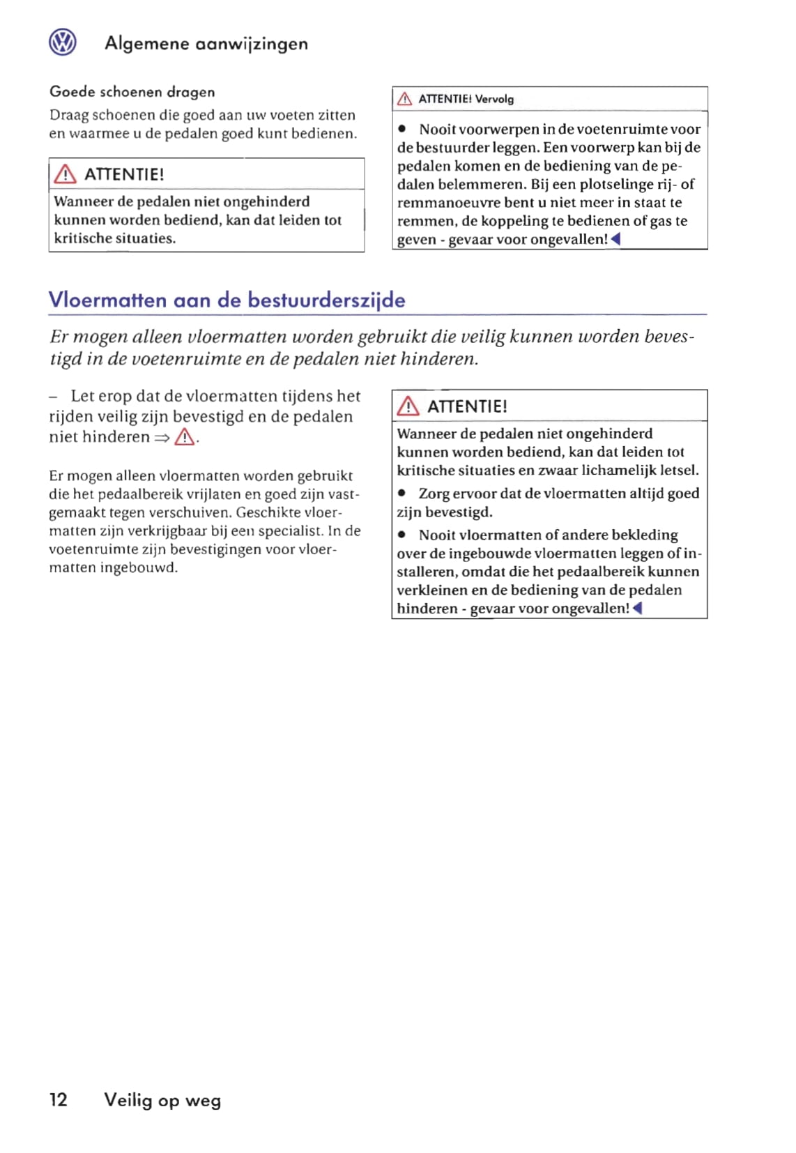 2009-2016 Volkswagen Caravelle/Multivan/Transporter Bedienungsanleitung | Niederländisch