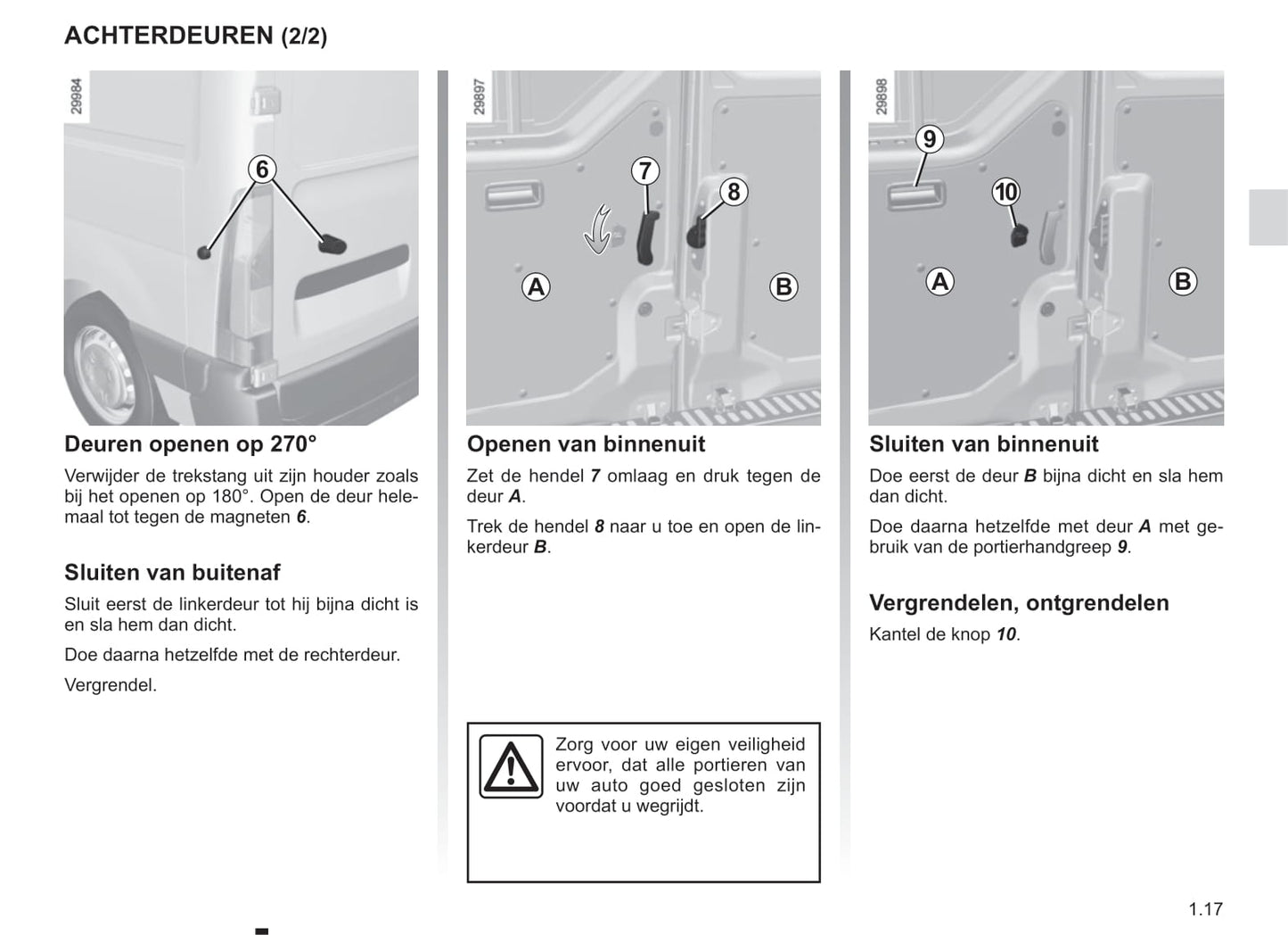 2016-2017 Renault Master Bedienungsanleitung | Niederländisch