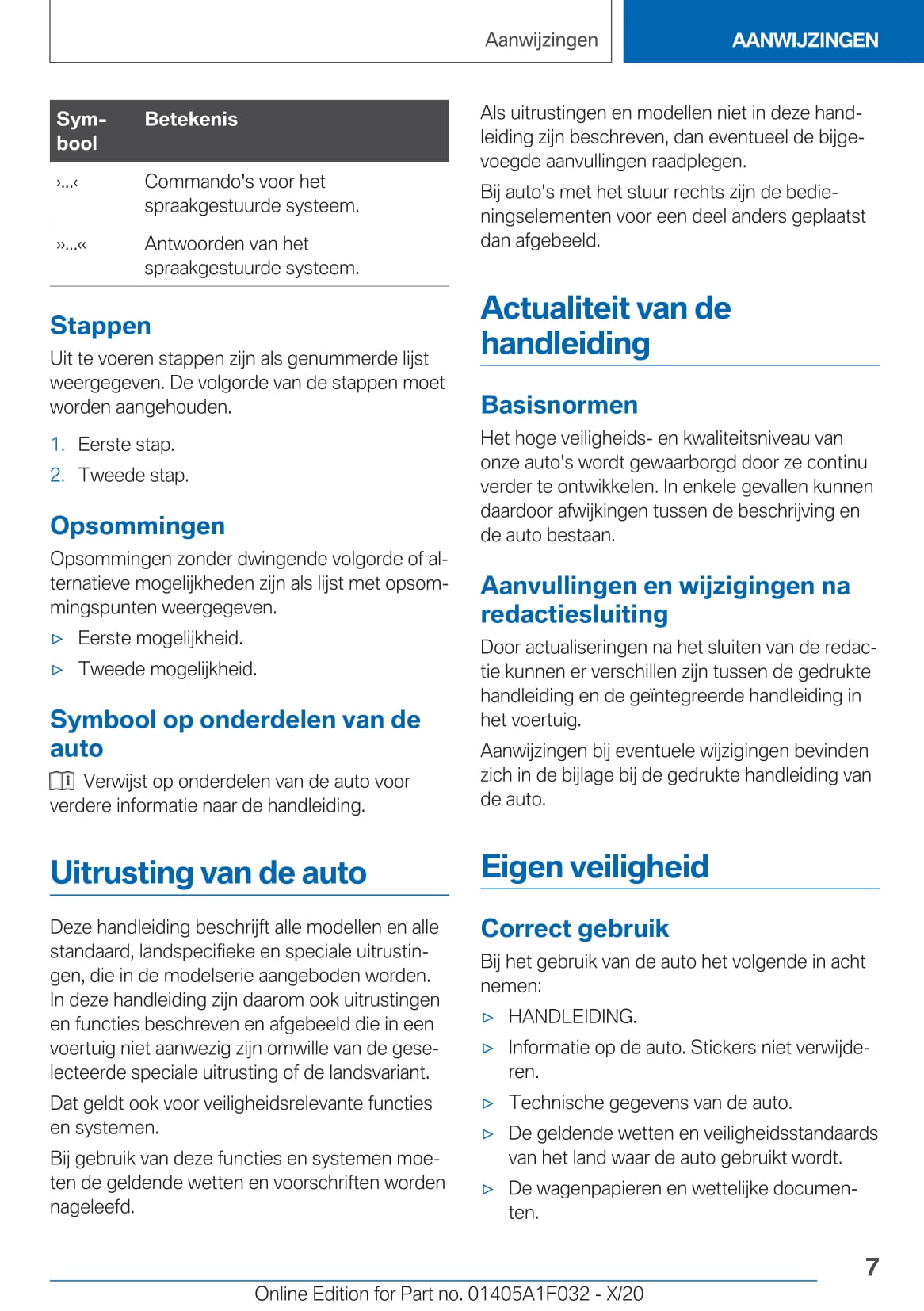 2020-2021 BMW X1 Bedienungsanleitung | Niederländisch