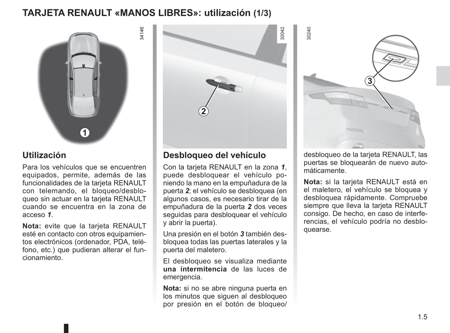 2013-2015 Renault Latitude Manuel du propriétaire | Espagnol