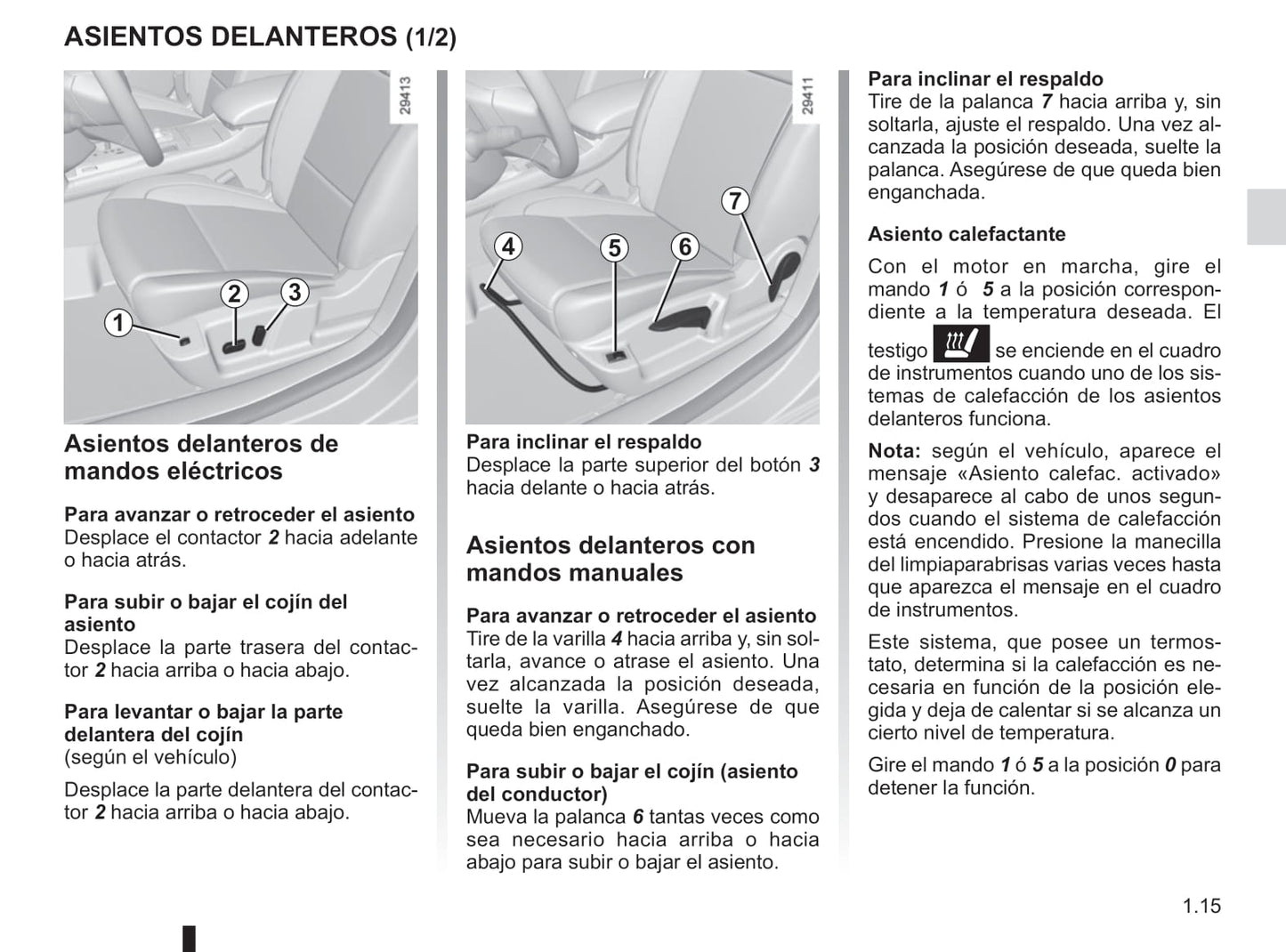 2013-2015 Renault Latitude Manuel du propriétaire | Espagnol