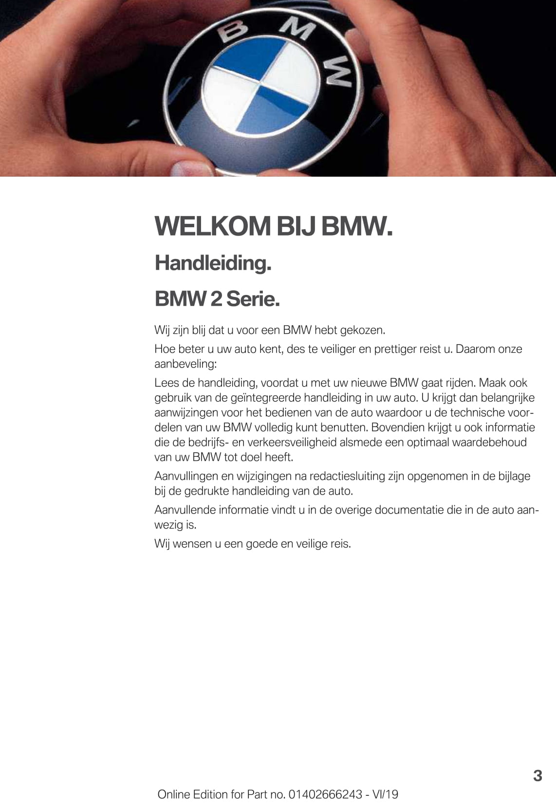 2019 BMW 2 Series Gebruikershandleiding | Nederlands