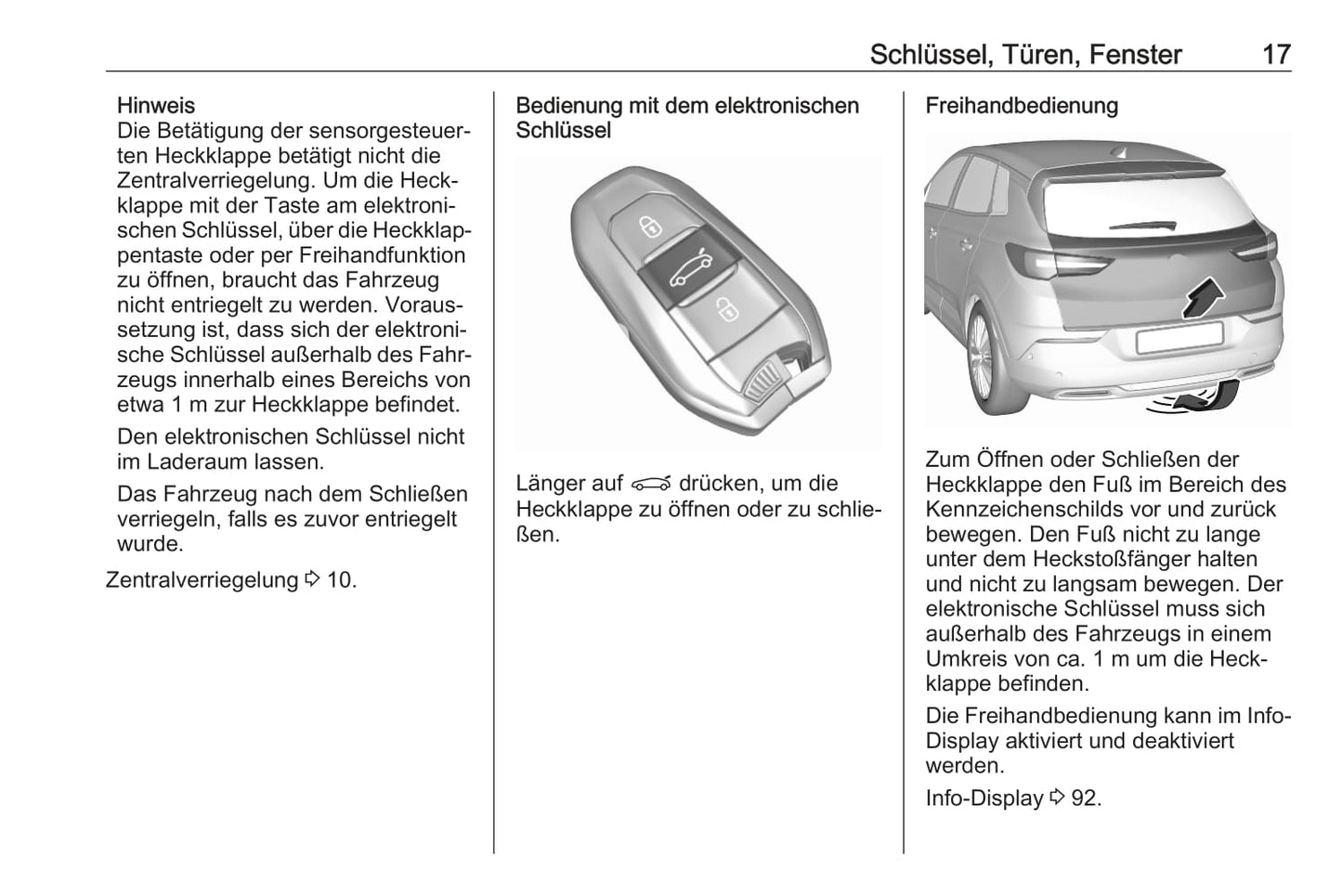 2021-2023 Opel Grandland Manuel du propriétaire | Allemand