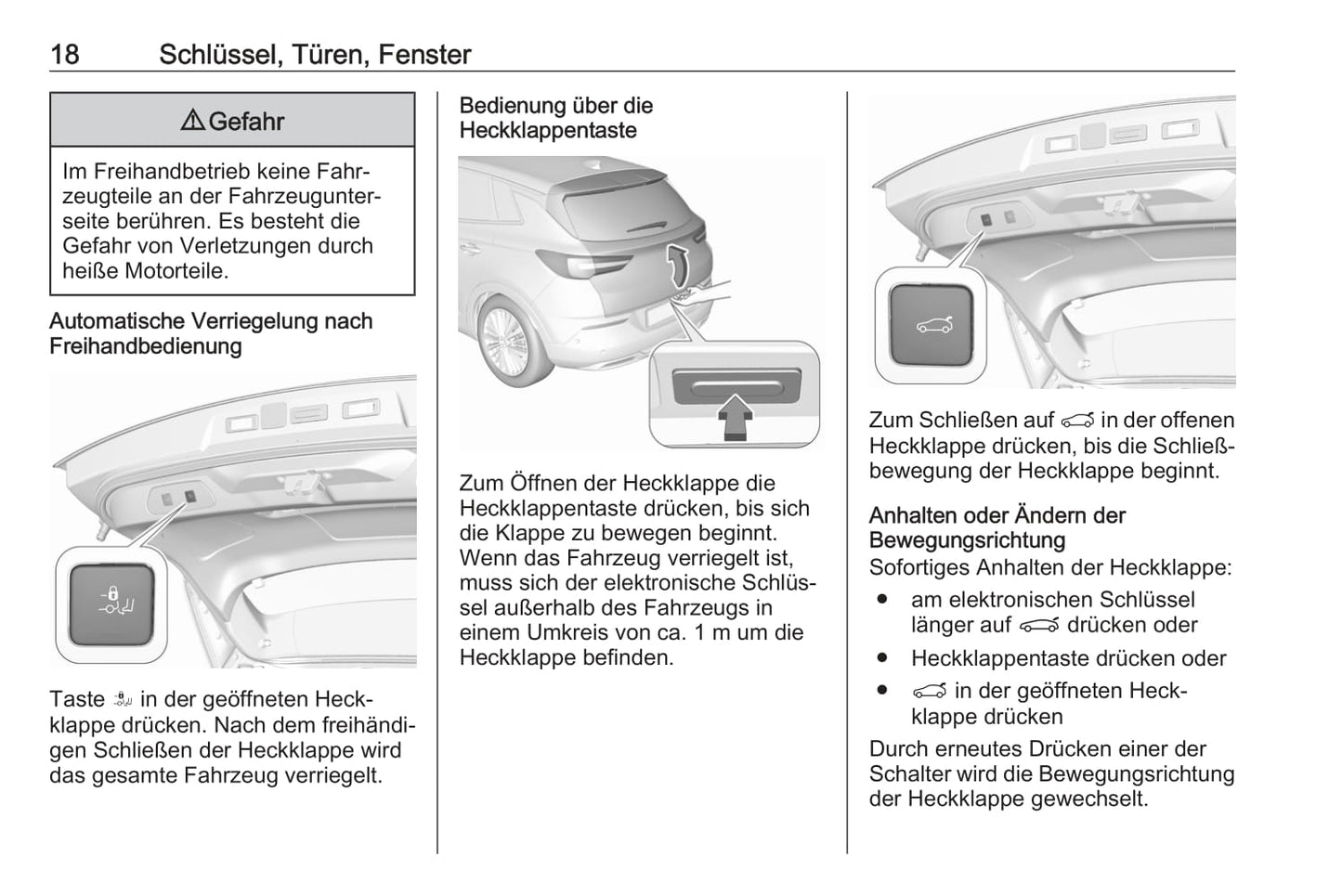 2021-2023 Opel Grandland Manuel du propriétaire | Allemand