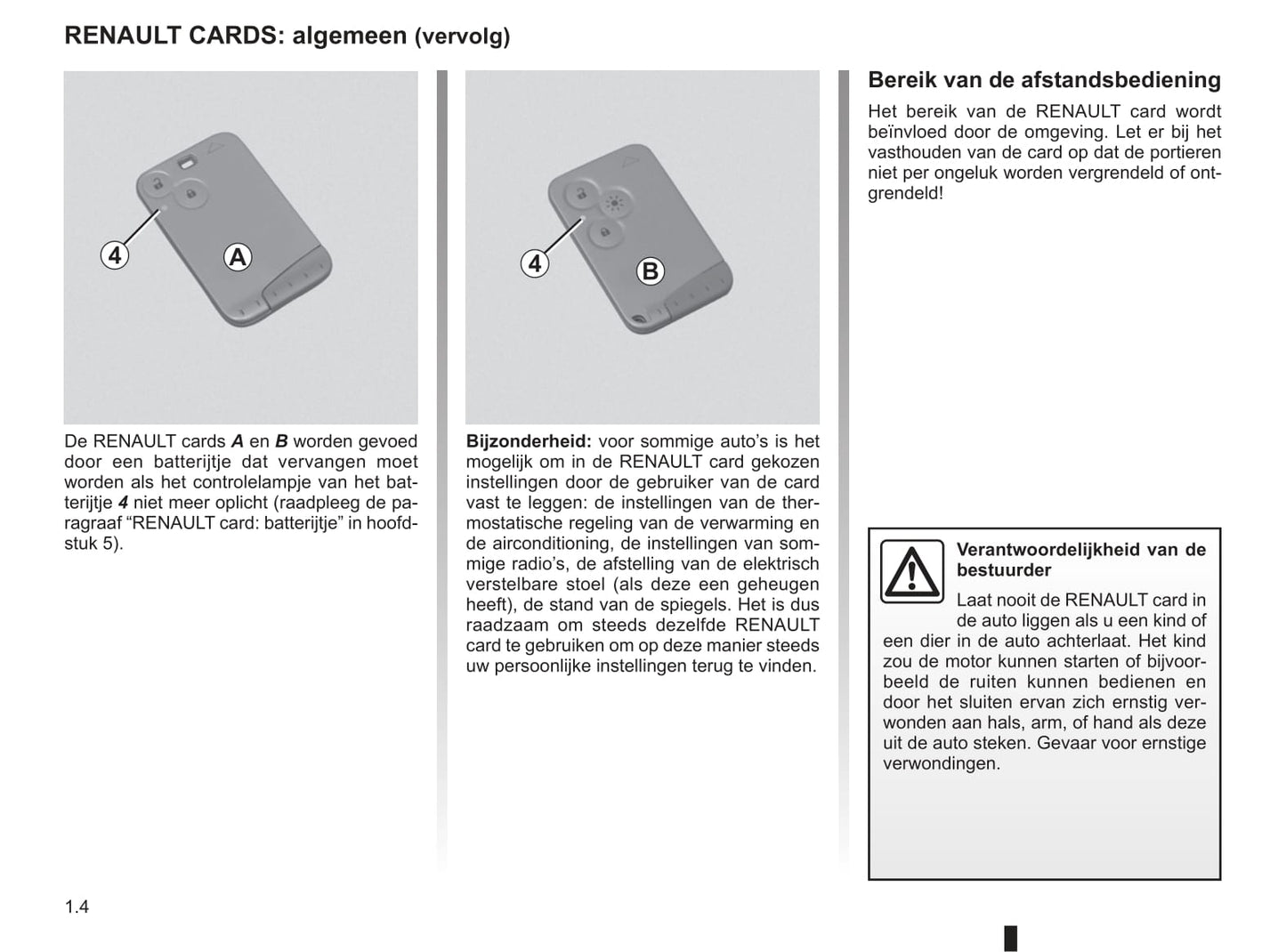 2009-2010 Renault Vel Satis Owner's Manual | Dutch