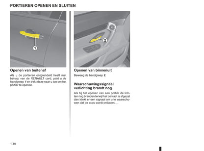 2009-2010 Renault Vel Satis Owner's Manual | Dutch