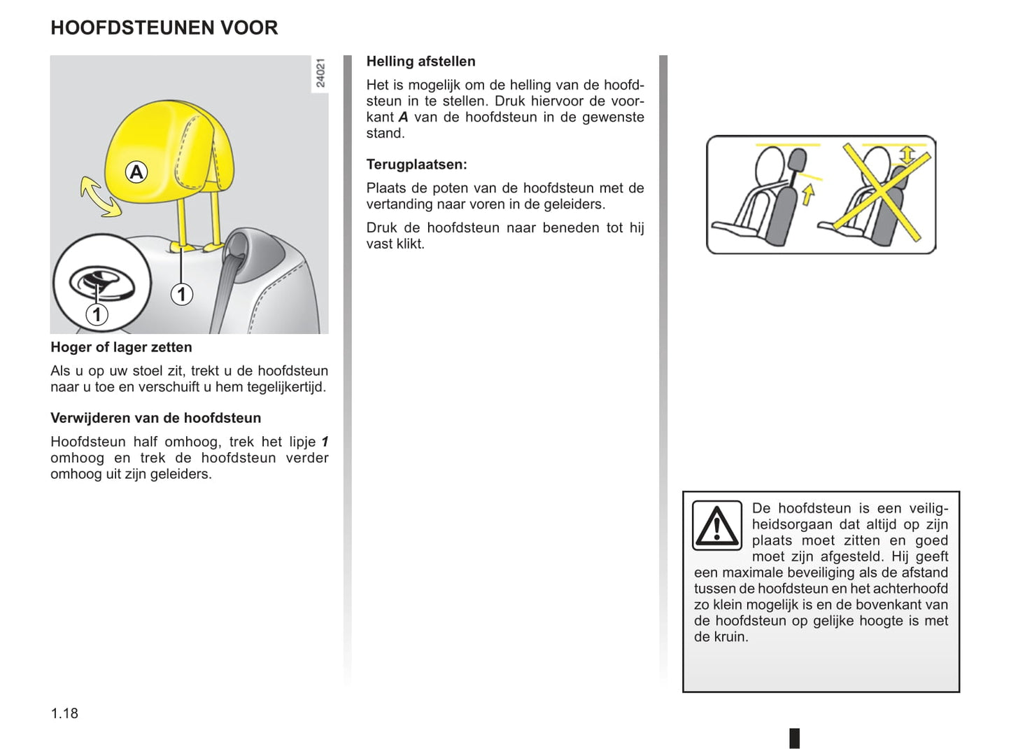 2009-2010 Renault Vel Satis Owner's Manual | Dutch