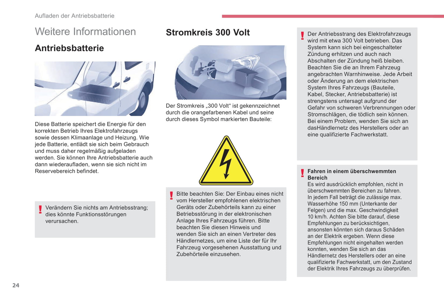 2016 Citroën e-Berlingo Multispace/Berlingo Electric Owner's Manual | German