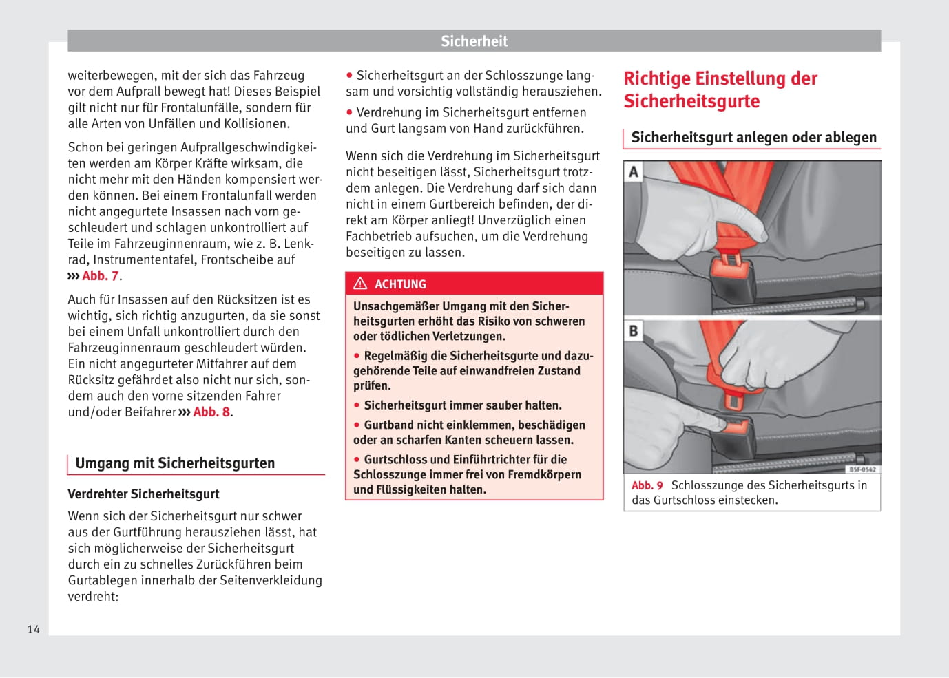 2014-2015 Seat Alhambra Owner's Manual | German