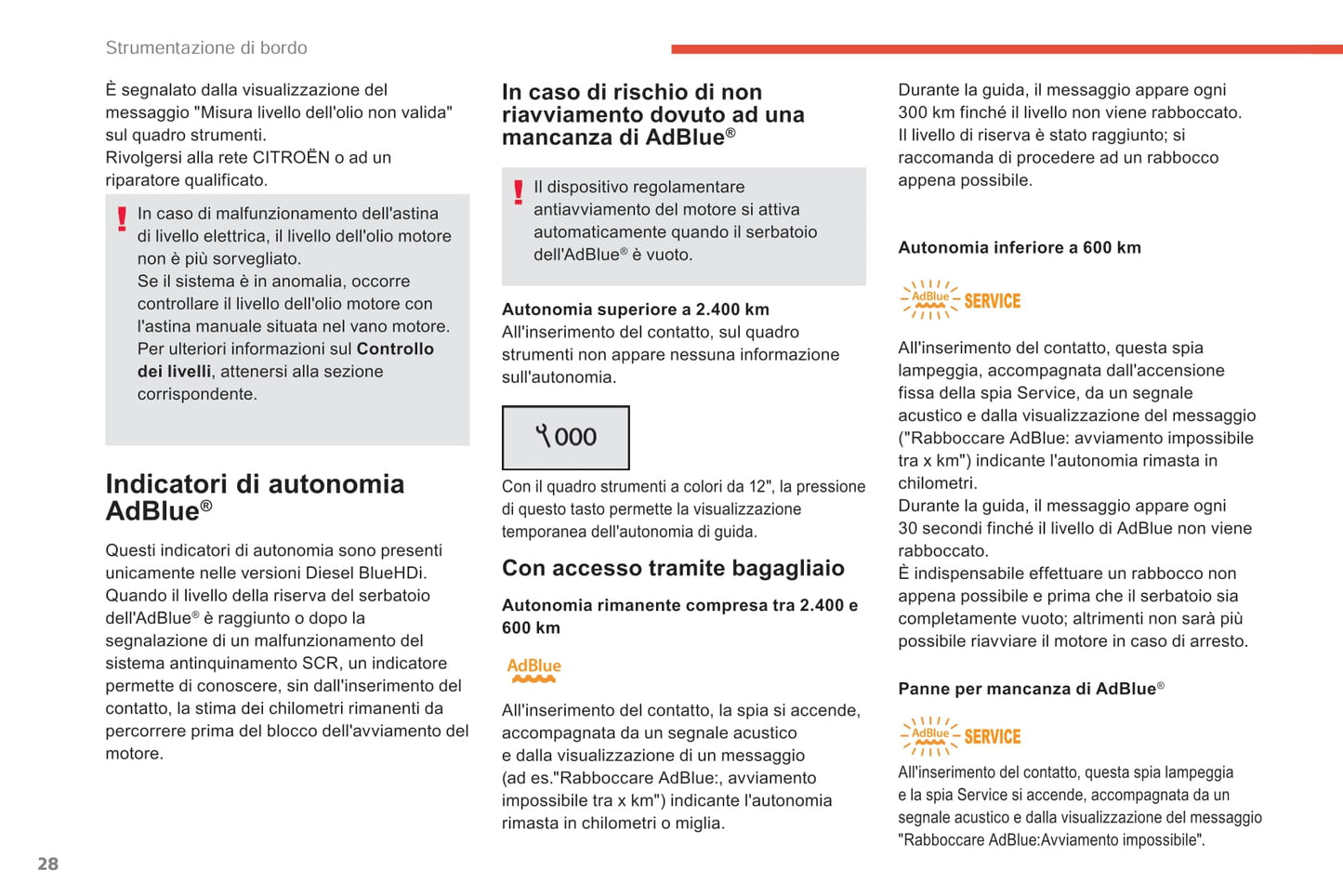 2018-2021 Citroën C4 SpaceTourer/Grand C4 SpaceTourer Gebruikershandleiding | Italiaans