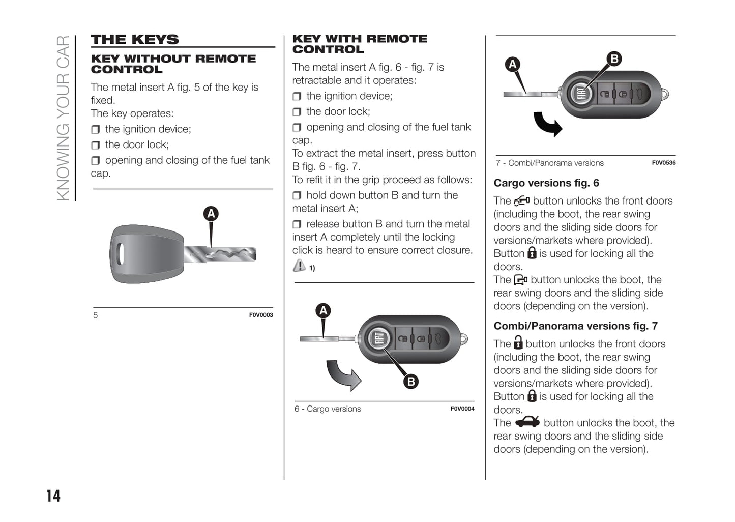 2016-2017 Fiat Doblò Owner's Manual | English