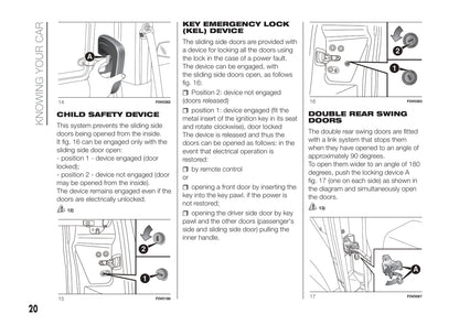 2016-2017 Fiat Doblò Owner's Manual | English