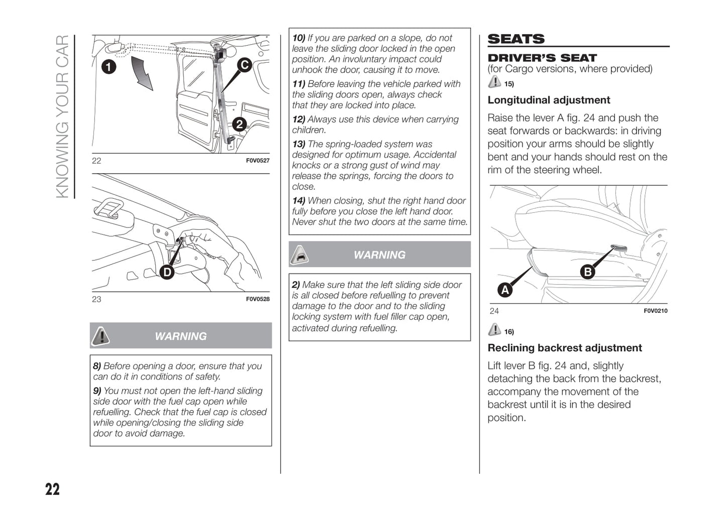 2016-2017 Fiat Doblò Owner's Manual | English