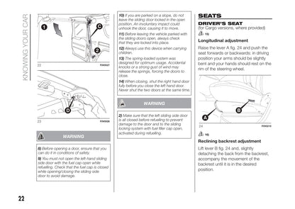 2016-2017 Fiat Doblò Owner's Manual | English