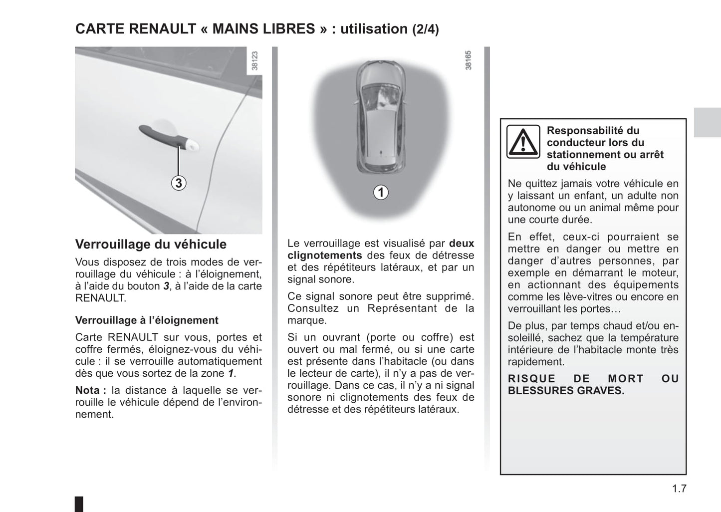 2017-2019 Renault Captur Manuel du propriétaire | Français