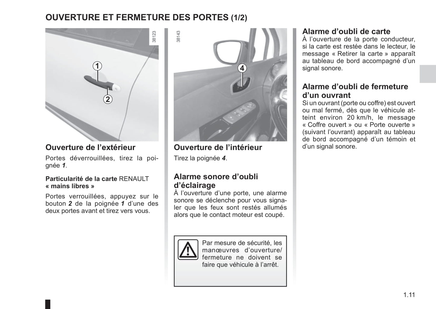 2017-2019 Renault Captur Manuel du propriétaire | Français