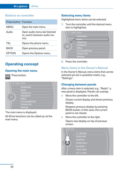 2015 BMW 4 Series Gran Coupé Owner's Manual | English